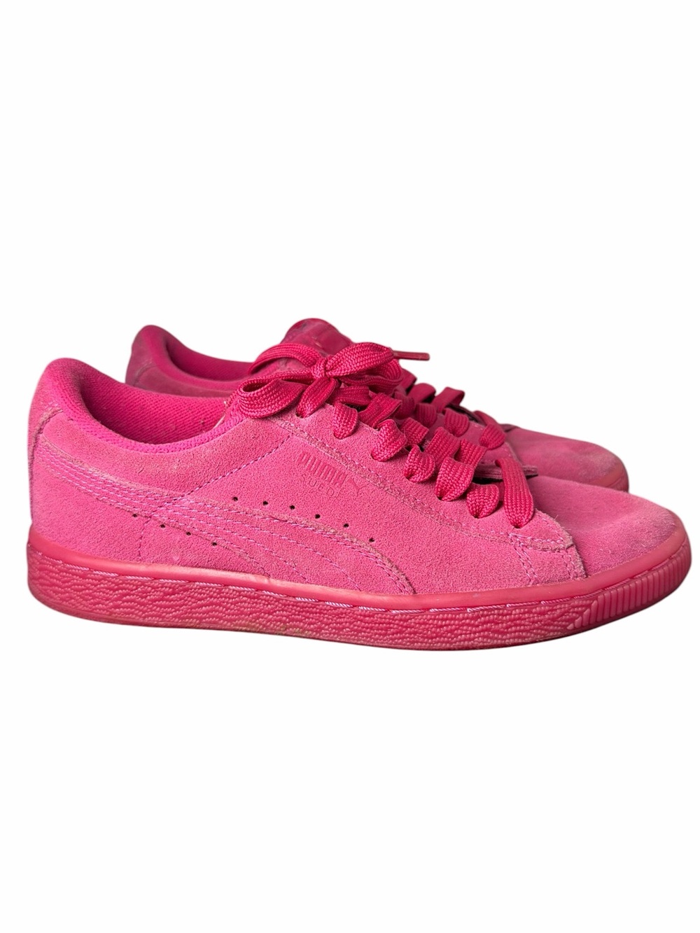 PUMA Suede Pink Classic Leather Sneakers Size 5.5 C